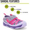 imageWestern Chief Kids Shore Runner Sandal  Kid Friendly Lightweight Traction Outsole  Perfect Outdoor Sandals for Boys and GirlsPurple
