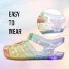 imageWestern Chief Kids Wonder EverGlitter Lighted Sandal with Adjustable Strap and Waterproof DesignHeart