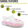 imageWestern Chief Kids Wonder EverGlitter Lighted Sandal with Adjustable Strap and Waterproof DesignUnicorn
