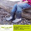 imageWestern Chief Girls Glitter Waterproof Rain Boot with Easy Pull on Handles Perfect Lightweight Rain Boots for KidsMulti