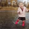 imageWestern Chief Girls Glitter Waterproof Rain Boot with Easy Pull on Handles Perfect Lightweight Rain Boots for KidsPink