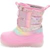 imageWestern Chief Kids Denali Lighted Faux Fur Cold Weather Boots  Waterproof Snow Boots with Reflective Glitter Warm and Cozy Winter Boots for Toddlers and KidsPink