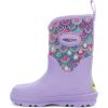 imageWestern Chief Kids Traverse Neoprene Cold Weather Boots  Waterproof Insulated Warm and Comfortable Winter Boots for Girls ampamp Boys  Kids Rubber Rain Boots with Fleece LiningLilac