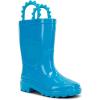 imageWestern Chief Kids Waterproof Neon Rain Boots with PullOn Handles and Traction OutsoleBlue