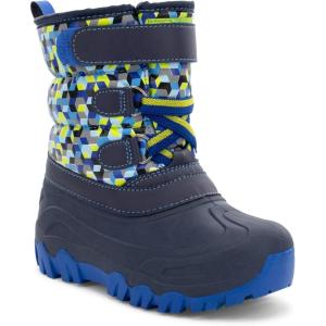 imageWestern Chief Kids Ascend Faux Fur Cold Weather Boots  Waterproof Winter Boots for Girls ampamp Boys  Warm Cozy ampamp Reflective for Snow AdventuresBlue