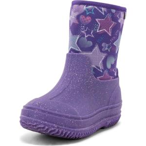 imageWestern Chief Kids Freestyle Neoprene Outdoor Boot Lightweight Kid Friendly for Boys and Girls Waterproof Boot for Rain Mud Cold Weather SnowPurple Hearts