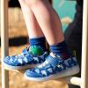 imageWestern Chief Kids Lighted Flash Feet Sneakers  Breathable Mesh Shoes with Flashing Lights Adjustable Strap and SlipResistant Outsole for Active Boys and GirlsBlue