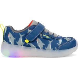 imageWestern Chief Kids Lighted Flash Feet Sneakers  Breathable Mesh Shoes with Flashing Lights Adjustable Strap and SlipResistant Outsole for Active Boys and GirlsBlue