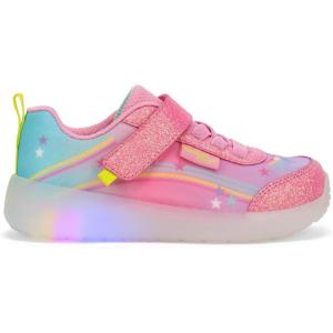 imageWestern Chief Kids Lighted Flash Feet Sneakers  Breathable Mesh Shoes with Flashing Lights Adjustable Strap and SlipResistant Outsole for Active Boys and GirlsPink