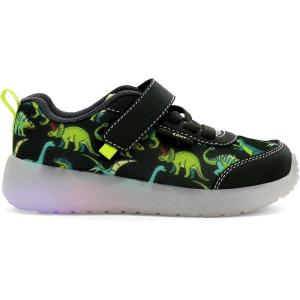 imageWestern Chief Kids Lighted Flash Feet Sneakers  Breathable Mesh Shoes with Flashing Lights Adjustable Strap and SlipResistant Outsole for Active Boys and GirlsGreen