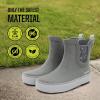 imageWestern Chief Kids Element Chelsea Kid Friendly Lightweight Waterproof Rain Boot with Cozy Lining  Perfect Outdoor Boots for Boys and GirlsGrey