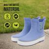 imageWestern Chief Kids Element Chelsea Kid Friendly Lightweight Waterproof Rain Boot with Cozy Lining  Perfect Outdoor Boots for Boys and GirlsPeriwinkle