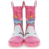 imageWestern Chief Kids Printed Waterproof Rubber Rain Boots  Durable and EasyOn Puddle BootsUnicorn