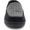 imageWestern Chief Mens Moccasin Slippers  Warm Fleece House Shoes for Men Indoor and Outdoor SlippersBlack