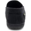 imageWestern Chief Mens Moccasin Slippers  Warm Fleece House Shoes for Men Indoor and Outdoor SlippersBlack