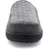 imageWestern Chief Mens Moccasin Slippers  Warm Fleece House Shoes for Men Indoor and Outdoor SlippersCharcoal