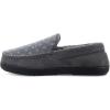 imageWestern Chief Mens Moccasin Slippers  Warm Fleece House Shoes for Men Indoor and Outdoor SlippersCharcoal