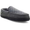 imageWestern Chief Mens Moccasin Slippers  Warm Fleece House Shoes for Men Indoor and Outdoor SlippersCharcoal