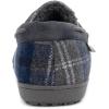 imageWestern Chief Mens Moccasin Slippers  Warm Fleece House Shoes for Men Indoor and Outdoor SlippersNavy