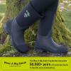 imageWestern Chief Womens 365 Neoprene Rain Boots for Women  100 Waterproof Rubber Boots for Women with AntiSlip Outsole  ColdRated Muck Boots for Women for AllWeather ProtectionBlack  Mid