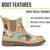 imageWestern Chief Womens Leopard Floral Chelsea Rain BootLeopard Floral