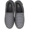 imageWestern Chief Mens Moccasin Slippers  Warm Fleece House Shoes for Men Indoor and Outdoor SlippersCharcoal