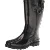 imageWestern Chief Women Solid Tall Waterproof Rain BootBlack Gloss