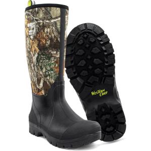 imageWestern Chief Mens 365 Neoprene Waterproof Rain Boots  Durable Rubber Boots with AntiSlip Outsole and ColdWeather ProtectionCamo  Tall