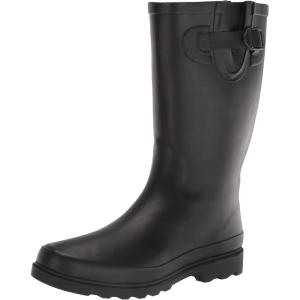 imageWestern Chief Women Solid Tall Waterproof Rain BootBlack Matte