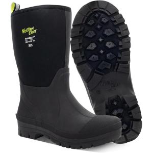 image:imageWestern Chief Unisex 365 Neoprene Cold Weather Boots for Men and Women  Cold Rated Seamless Waterproof Rubber AntiSlip Outsole AllWeather Outdoor FootwearBlack  Mid