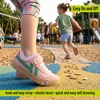 image:imageWestern Chief Recess Runner Kids Sneaker  Toddler and Little Kid Athletic Shoe  HookandLoop Breathable Mesh EVA Cushioned Insole  Boys and GirlsLilac