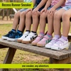 image:imageWestern Chief Recess Runner Kids Sneaker  Toddler and Little Kid Athletic Shoe  HookandLoop Breathable Mesh EVA Cushioned Insole  Boys and GirlsWhite
