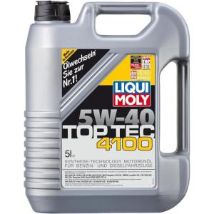imageLIQUI MOLY Top Tec 4100 SAE 5W40  1 L  Fully synthetic engine oil  SKU 23295 L  4 Pack