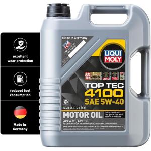 imageLIQUI MOLY Top Tec 4100 SAE 5W40  1 L  Fully synthetic engine oil  SKU 23295 Liters