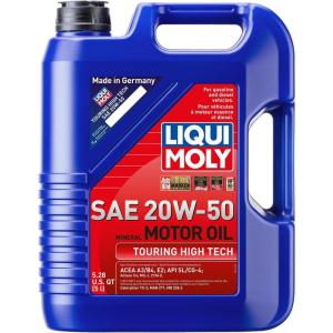 imageLiqui Moly Touring High Tech SAE 20W50  5 L  Motor Oil  SKU 201145 Liters