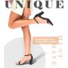 imageAnkis Heels for Women Open Toe Ankle Strap Chunky Heel Sandals 275 InchBlack Suede