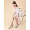 imageAnkis Slingback Heels for Women Closed Toe Womens Pumps Kitten Heel Wedding Party Casual Dress ShoesSilver Glitter