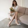 imageAnkis Slingback Heels for Women Closed Toe Womens Pumps Kitten Heel Wedding Party Casual Dress ShoesSilver1