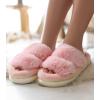 imageAnkis Fuzzy Slippers for Women  UltraSoft Skinfriendly DualStrap Furry Slippers  EVA Cushioned NonSlip Sole  Cozy Memory Foam Women House Slippers  Indoor and Outdoor Cloud SlippersPink