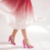 imageAnkis Nude Black White Heels for Women Open Toe Ankle Strap High Heel Sandals Party Wedding Strappy Buckle Sandals Standard Size 4 Inches Tall High Heel DesignPink Suede