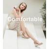 imageAnkis Platform Wedge Sandals for Women Black Brown White Nude Espadrille Womens Wedge Sandals Comfortable Open Toe Ankle Strap High Heel Wedges for Women Dressy Summer 34InchNude Nubuck