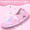 imageAnkis Water Shoes Hook ampamp Loop Closure Toddler Kids Outdoor Quick Dry Barefoot Walking Aqua Socks NonSlip for Sport Beach Swim SurfDumbo