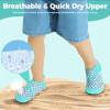 imageAnkis Water Shoes Hook ampamp Loop Closure Toddler Kids Outdoor Quick Dry Barefoot Walking Aqua Socks NonSlip for Sport Beach Swim SurfFish Scale