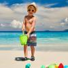 imageAnkis Water Shoes Hook ampamp Loop Closure Toddler Kids Outdoor Quick Dry Barefoot Walking Aqua Socks NonSlip for Sport Beach Swim SurfLittle Dinosaur