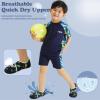 imageAnkis Water Shoes Hook ampamp Loop Closure Toddler Kids Outdoor Quick Dry Barefoot Walking Aqua Socks NonSlip for Sport Beach Swim SurfLittle Dinosaur