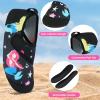 imageAnkis Water Shoes Hook ampamp Loop Closure Toddler Kids Outdoor Quick Dry Barefoot Walking Aqua Socks NonSlip for Sport Beach Swim SurfMermaid