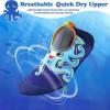 imageAnkis Water Shoes Hook ampamp Loop Closure Toddler Kids Outdoor Quick Dry Barefoot Walking Aqua Socks NonSlip for Sport Beach Swim SurfOctopus