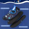 imageAnkis Water Shoes Hook ampamp Loop Closure Toddler Kids Outdoor Quick Dry Barefoot Walking Aqua Socks NonSlip for Sport Beach Swim SurfOuter Space