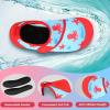 imageAnkis Water Shoes Hook ampamp Loop Closure Toddler Kids Outdoor Quick Dry Barefoot Walking Aqua Socks NonSlip for Sport Beach Swim SurfRed Octopus