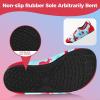 imageAnkis Water Shoes Hook ampamp Loop Closure Toddler Kids Outdoor Quick Dry Barefoot Walking Aqua Socks NonSlip for Sport Beach Swim SurfRed Octopus